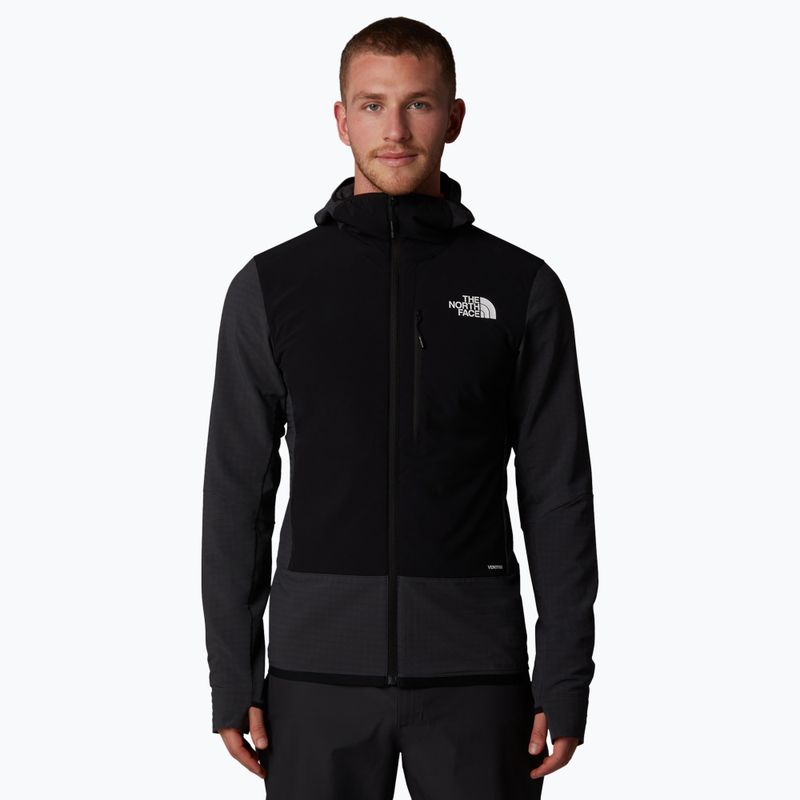 Giacca ibrida da uomo The North Face Elixir Hybrid Ventrix Midlayer grigio asfalto / nero