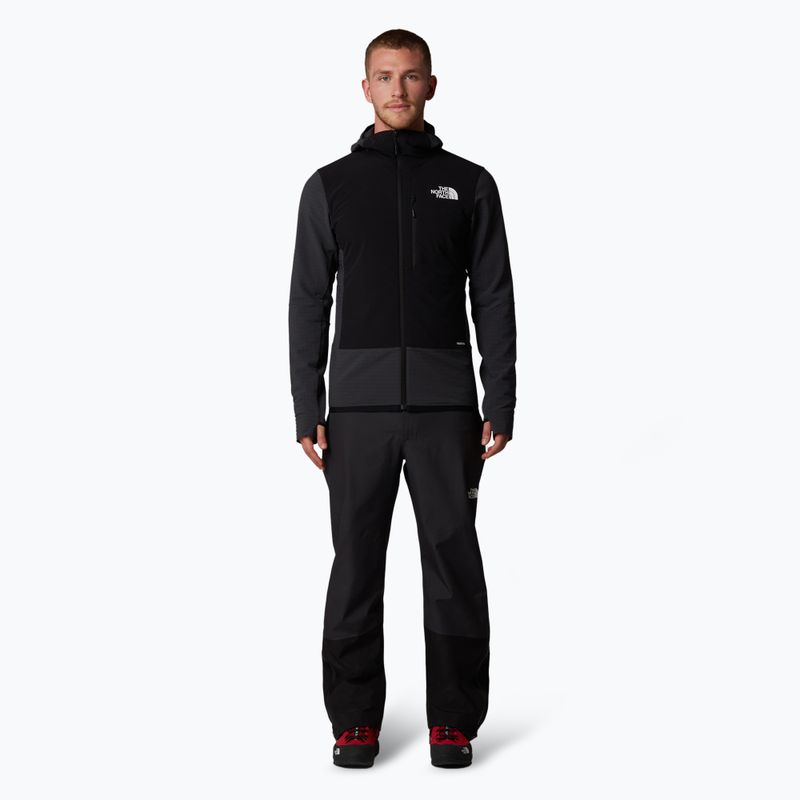 Giacca ibrida da uomo The North Face Elixir Hybrid Ventrix Midlayer grigio asfalto / nero 2