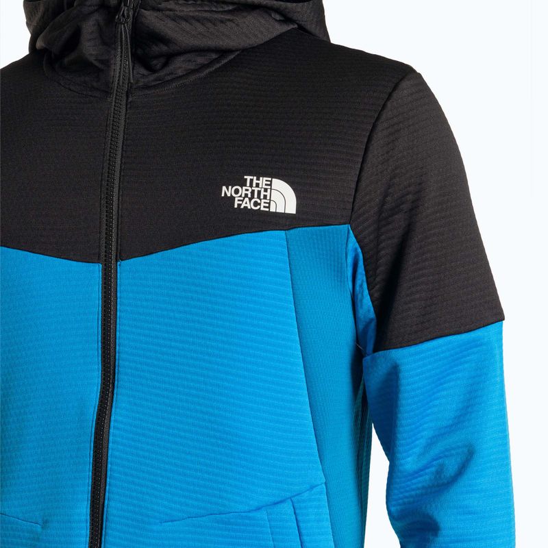 Felpa da uomo The North Face Ma Full Zip skyline blu/nero 3