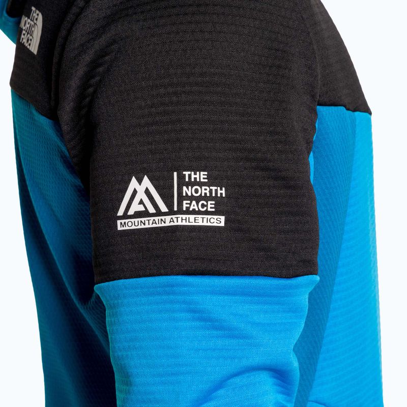 Felpa da uomo The North Face Ma Full Zip skyline blu/nero 4