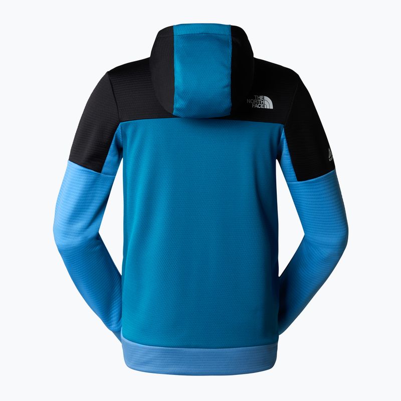 Felpa da uomo The North Face Ma Full Zip skyline blu/nero 7