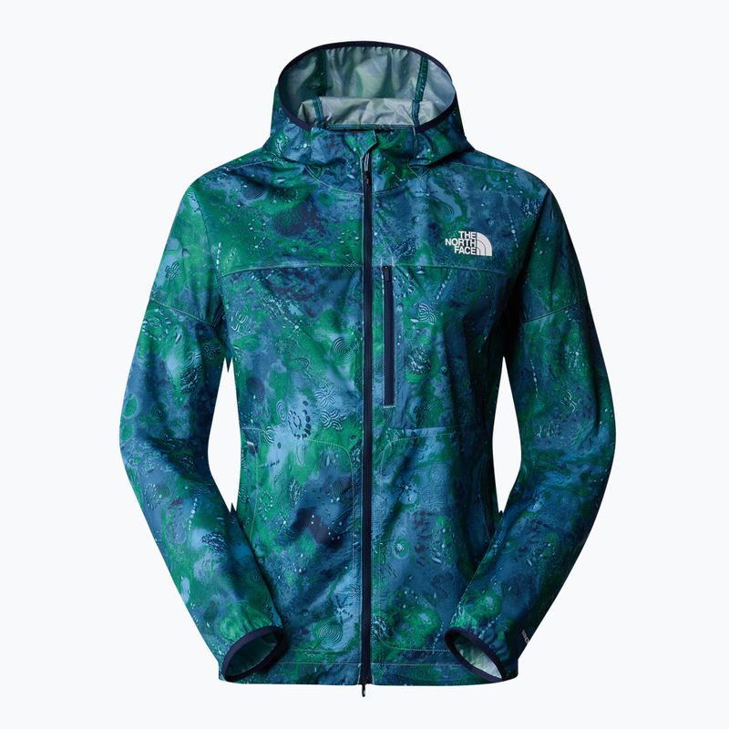 Giacca da corsa donna The North Face Higher Run Wind blu acciaio trailglyph s