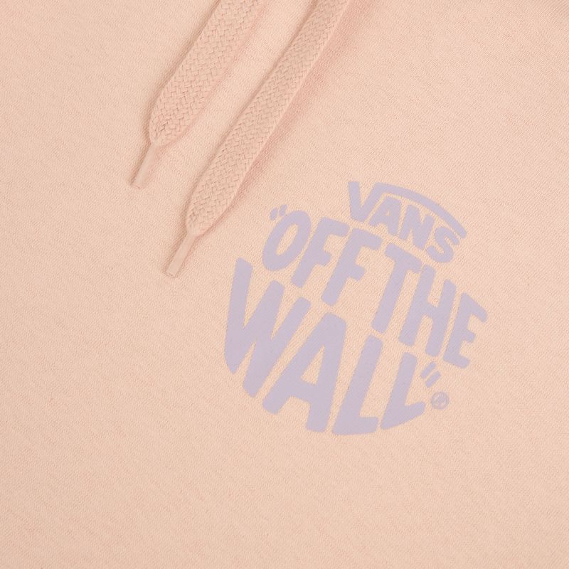 Felpa da uomo Vans Circle Loose Fit in pile con cappuccio chintz rose 3