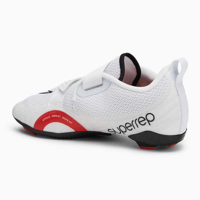Scarpe da spinning Nike Superrep Cycle 2 bianche/rosso piccante 3