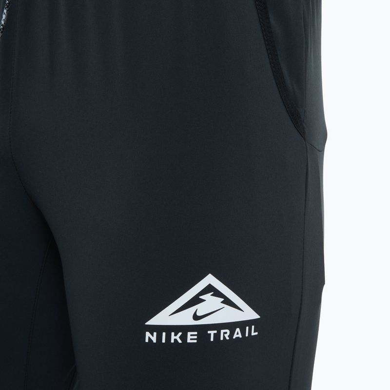 Pantaloni da corsa Nike Dri-Fit Trail Dawn Range uomo nero/nero/bianco 3