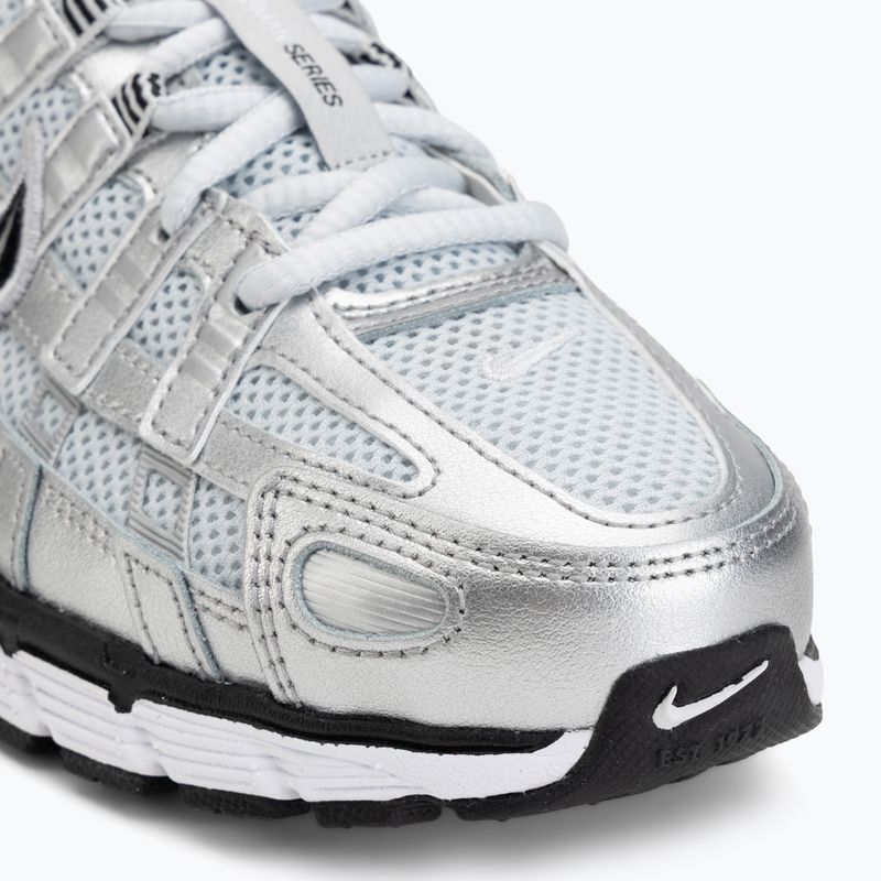 Scarpe donna Nike P-6000 white/metallic silver/black 7