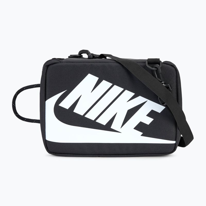 Borsa da ginnastica Nike Small 8 l nero/nero/bianco box