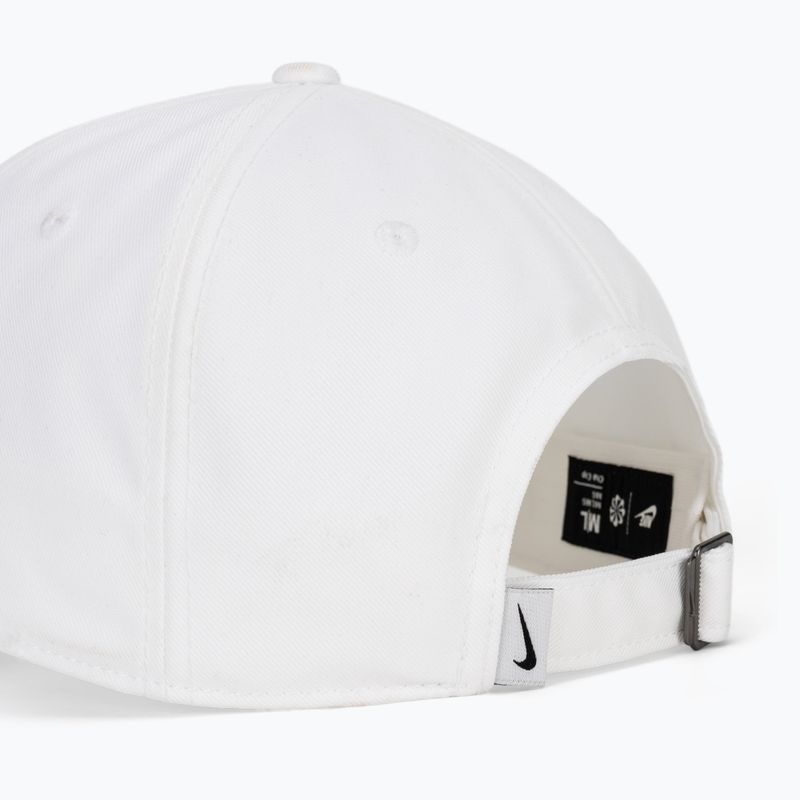 Cappellino con visiera Nike Club Unstructured Swoosh white/white 4