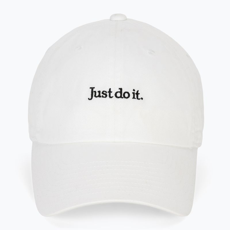 Cappellino con visiera Nike Club Unstructured JDI white/black 2