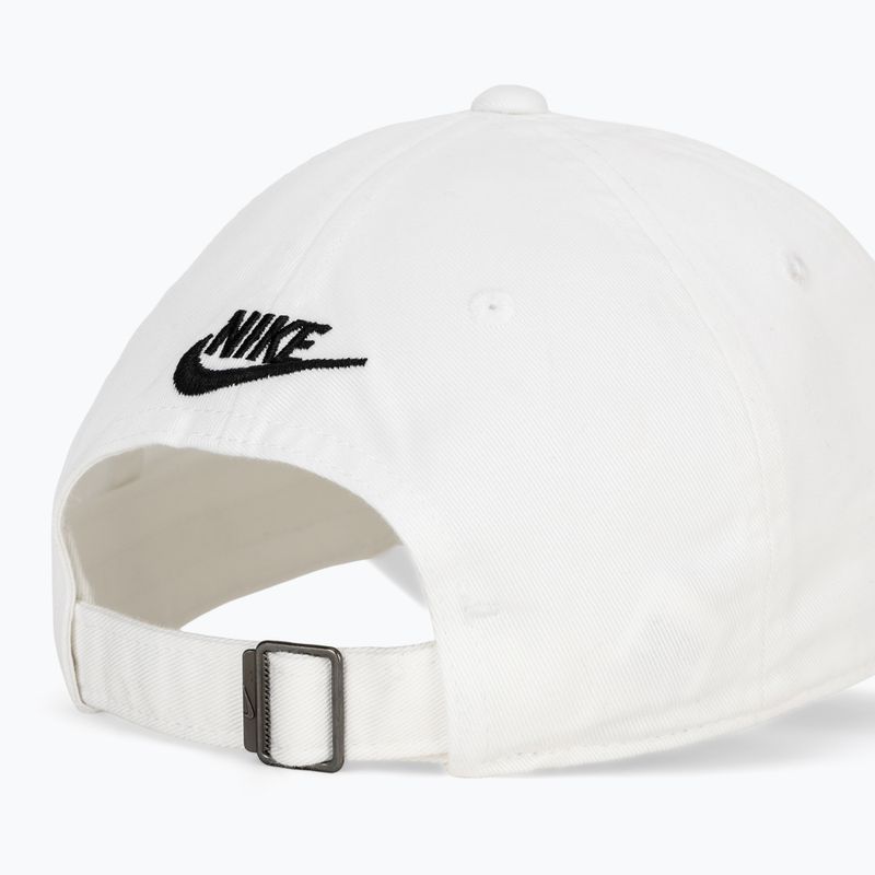 Cappellino con visiera Nike Club Unstructured JDI white/black 4