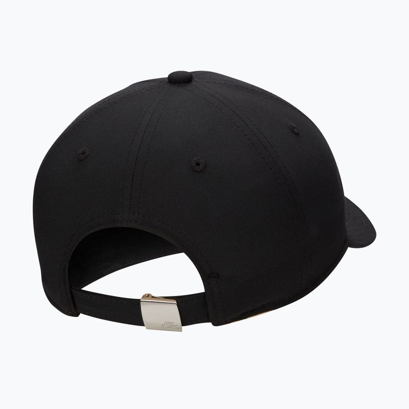 Cappellino con visiera Nike Dri-Fit Club black/metallic silver 2