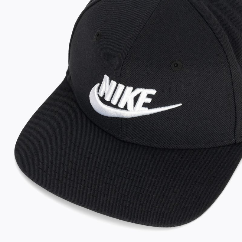 Cappellino da baseball uomo Nike Dri-Fit Pro Structured Futura black/black/black/white 3