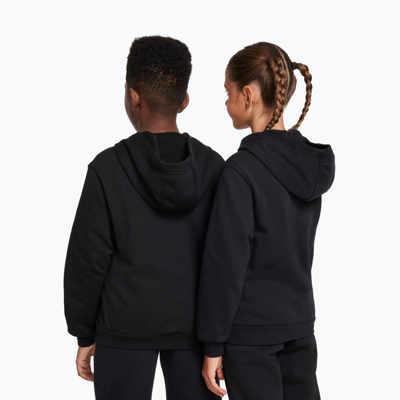 Felpa bambini Nike Club Fleece black/white 3