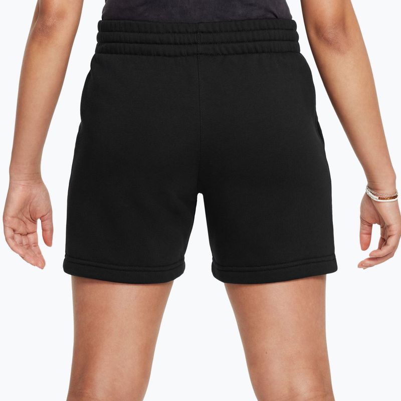Pantaloncini da bambino Nike Sportswear Club Fleece nero/nero/bianco 4