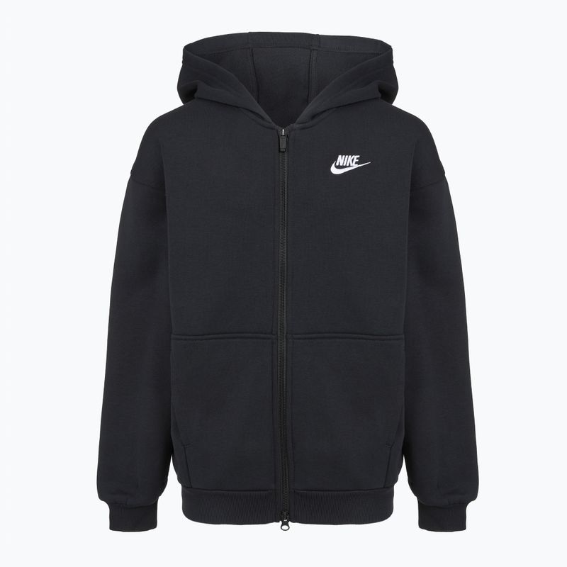 Felpa Nike Sportswear Club Fleece da bambino FD2931-010 nero/bianco