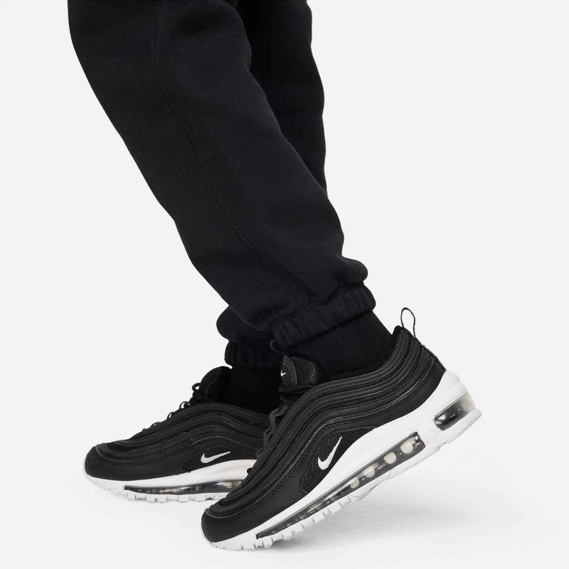 Pantaloni da bambino Nike Sportswear Club Fleece nero/nero/bianco 4