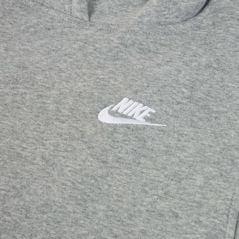 Felpa per bambini Nike Sportswear Club Fleece dark grey heather/white 3
