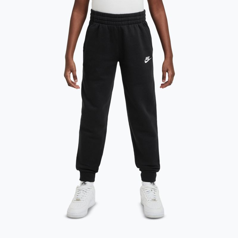 Pantaloni per bambini Nike Sportswear Club Fleece black/white 4
