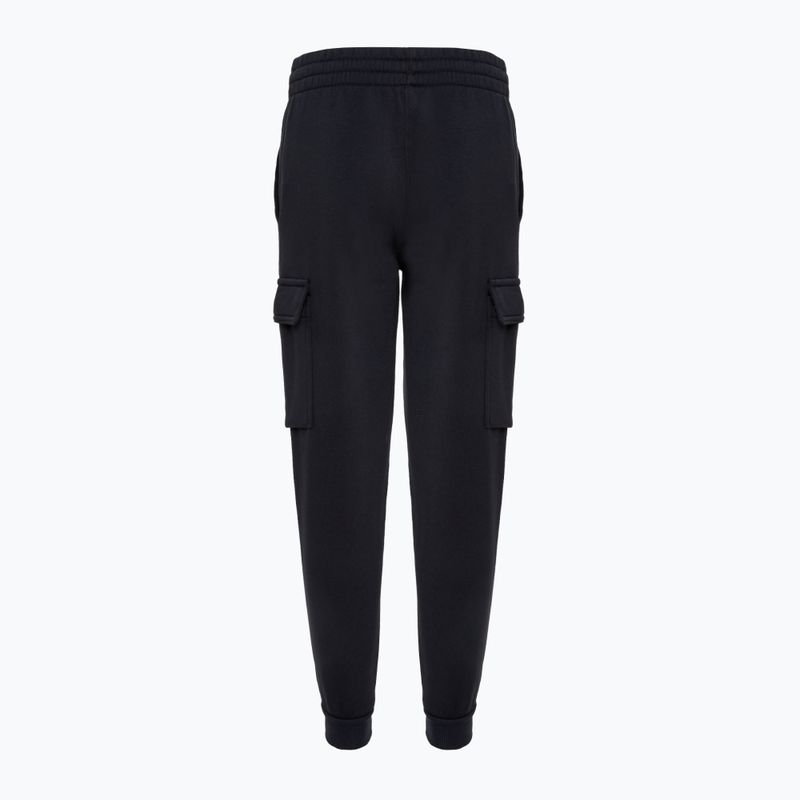 Pantaloni da bambino Nike Sportswear Club Fleece nero/nero/bianco 2