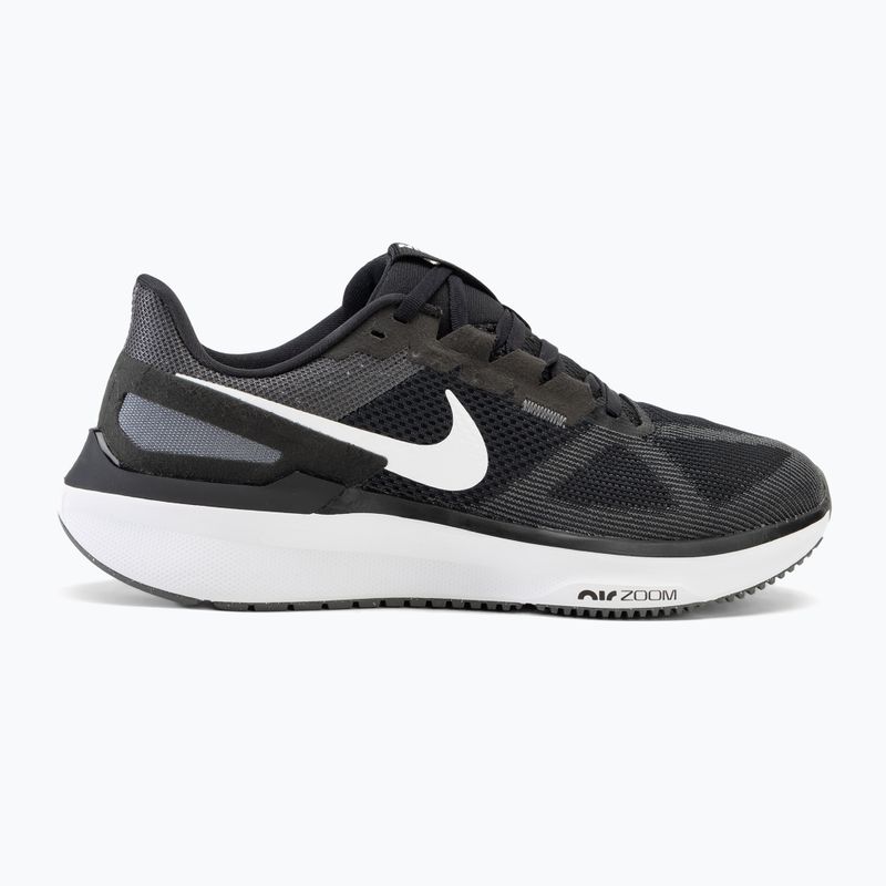 Scarpe da corsa da uomo Nike Structure 25 nero/bianco 2