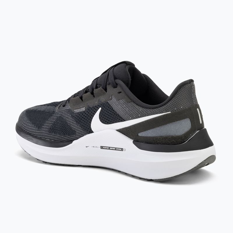 Scarpe da corsa da uomo Nike Structure 25 nero/bianco 3