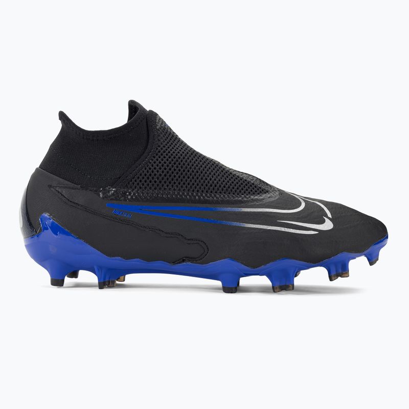 Scarpe da calcio Nike Phantom GX Pro DF FG nero/cromo/iper royal 2