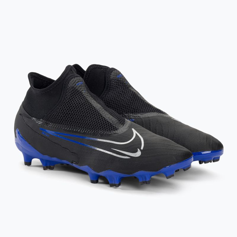 Scarpe da calcio Nike Phantom GX Pro DF FG nero/cromo/iper royal 4