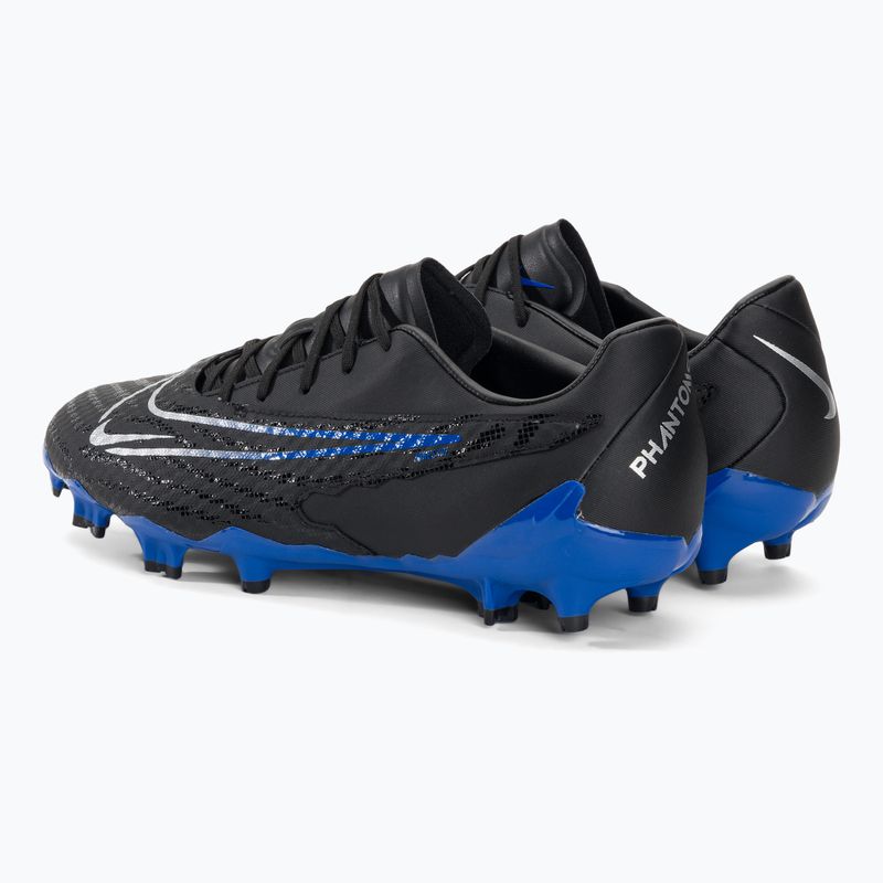 Scarpe da calcio Nike Phantom GX Academy FG/MG nero/cromo/hyper royal 3