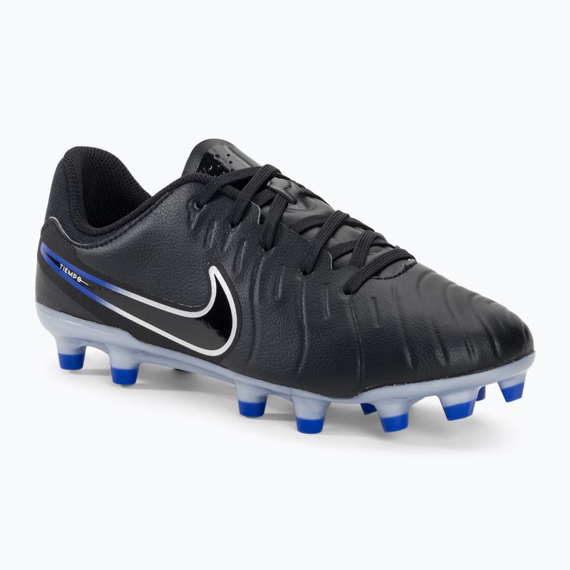 Scarpe da calcio per bambini Jr Legend 10 Academy FG/MG nero/cromo/iper real