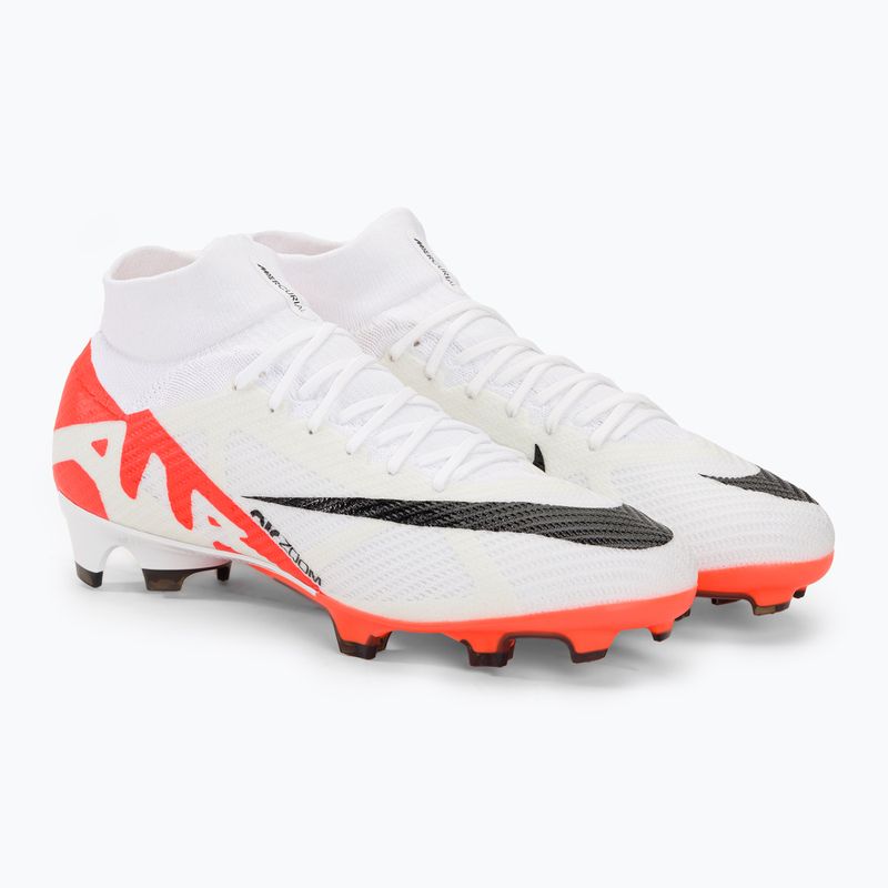 Nike Zoom Mercurial Superfly 9 Pro FG scarpe da calcio brillante crimson / bianco / nero 4