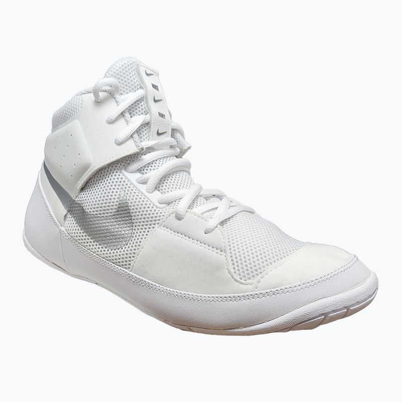 Scarpe da wrestling Nike Fury bianco/argento metallico