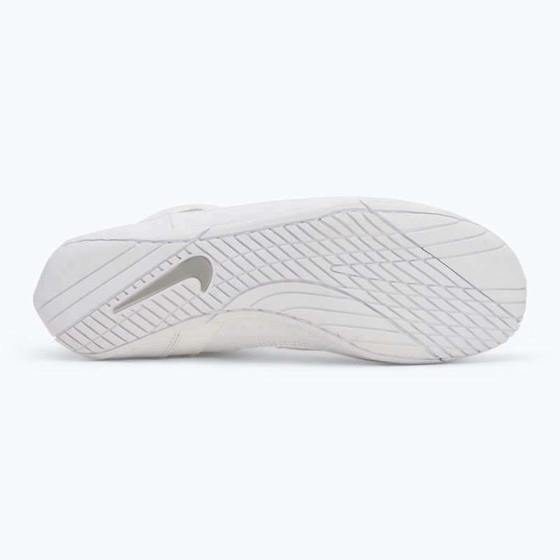 Scarpe da wrestling Nike Fury bianco/argento metallico 4