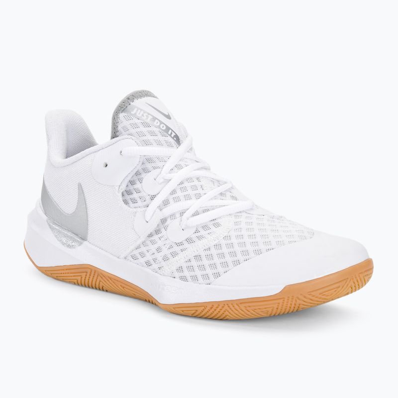 Scarpe da pallavolo Nike Zoom Hyperspeed Court SE bianche/argento metallico gomma