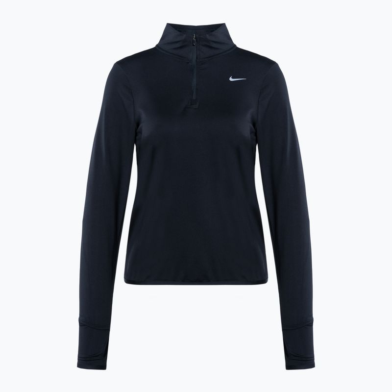 Donna Nike Swift Element UV 1/4-Zip running a maniche lunghe nero 6