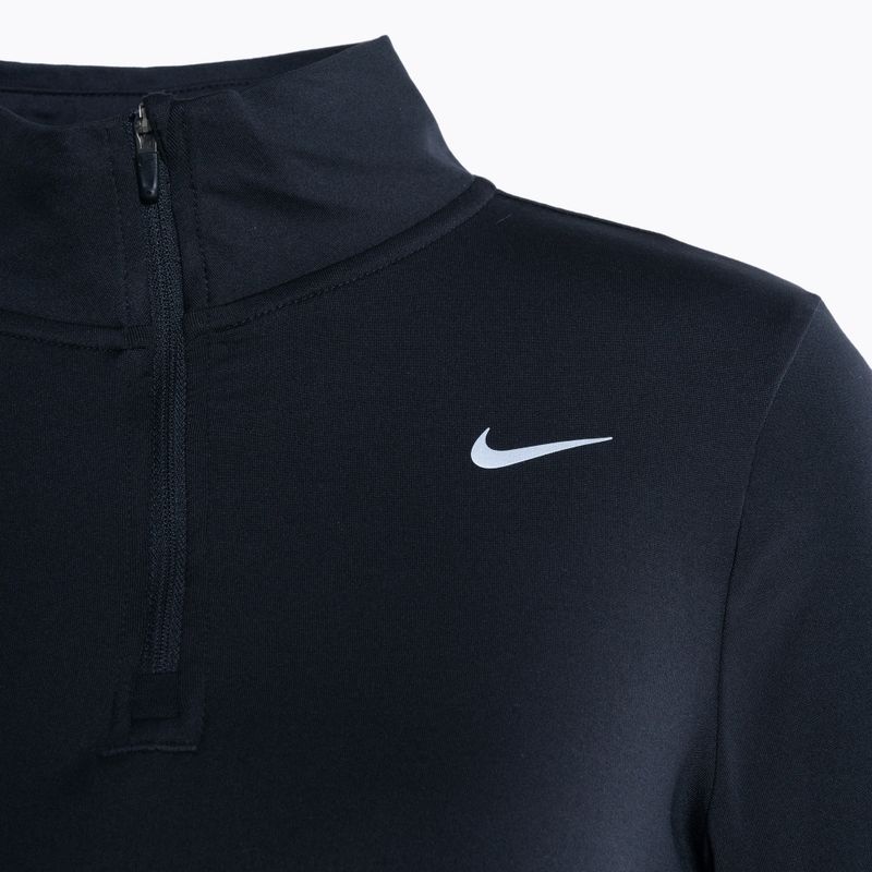 Donna Nike Swift Element UV 1/4-Zip running a maniche lunghe nero 8