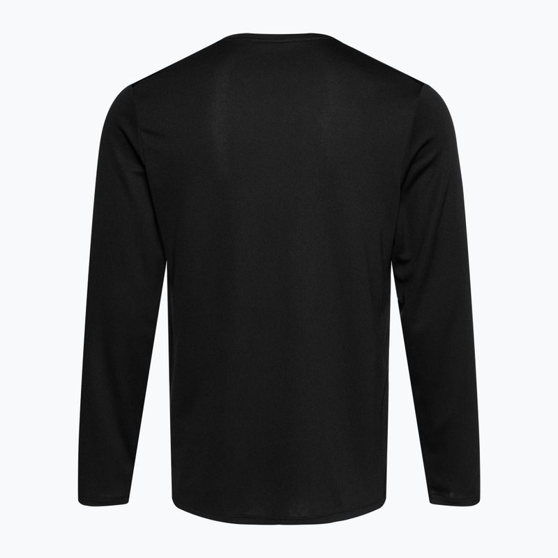 Uomo Nike Miler Dri-Fit UV nero, manica lunga da corsa 2