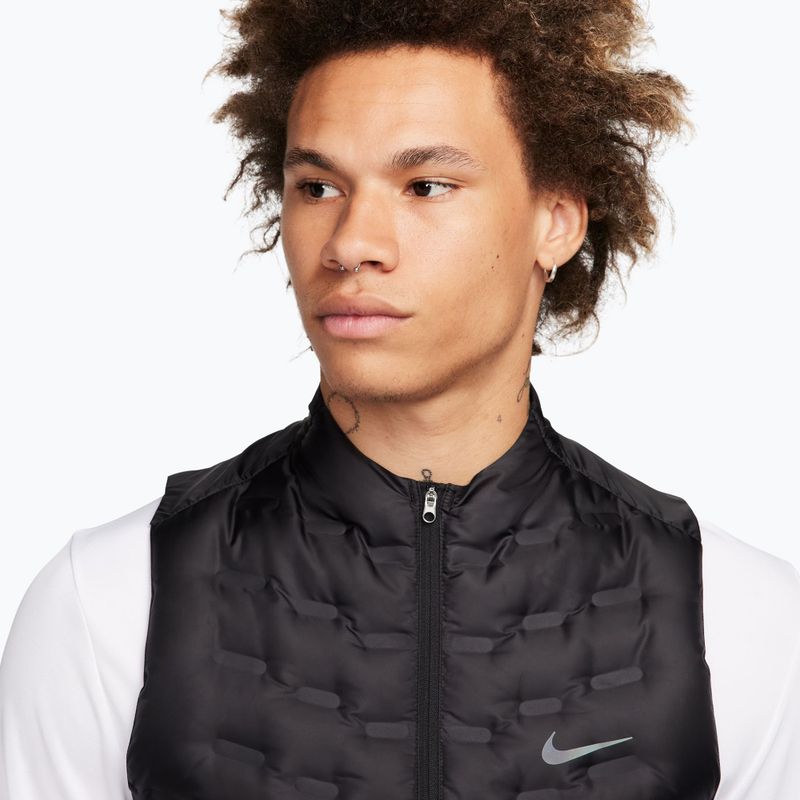Gilet da corsa uomo Nike Therma-FIT ADV Repel AeroLoft black 4