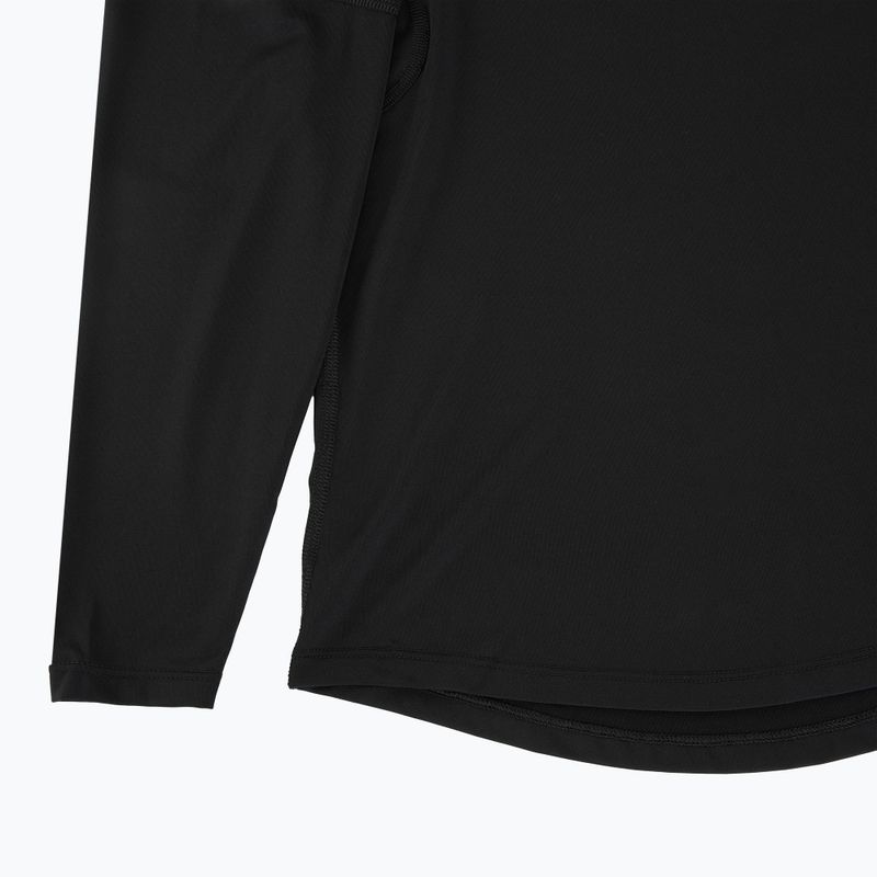 Uomo Nike Pro Dri-Fit Mock-Neck manica lunga da allenamento nero/bianco 10