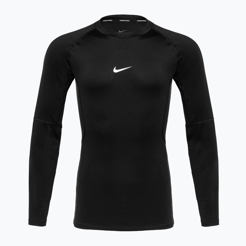 Uomo Nike Pro Dri-Fit Tight Fitness Longsleeve nero/bianco