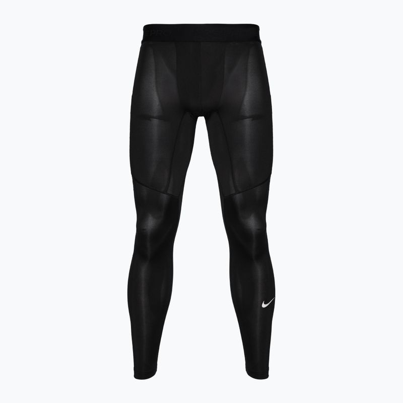 Leggings da allenamento Nike Pro Dri-FIT Tight Uomo nero/bianco