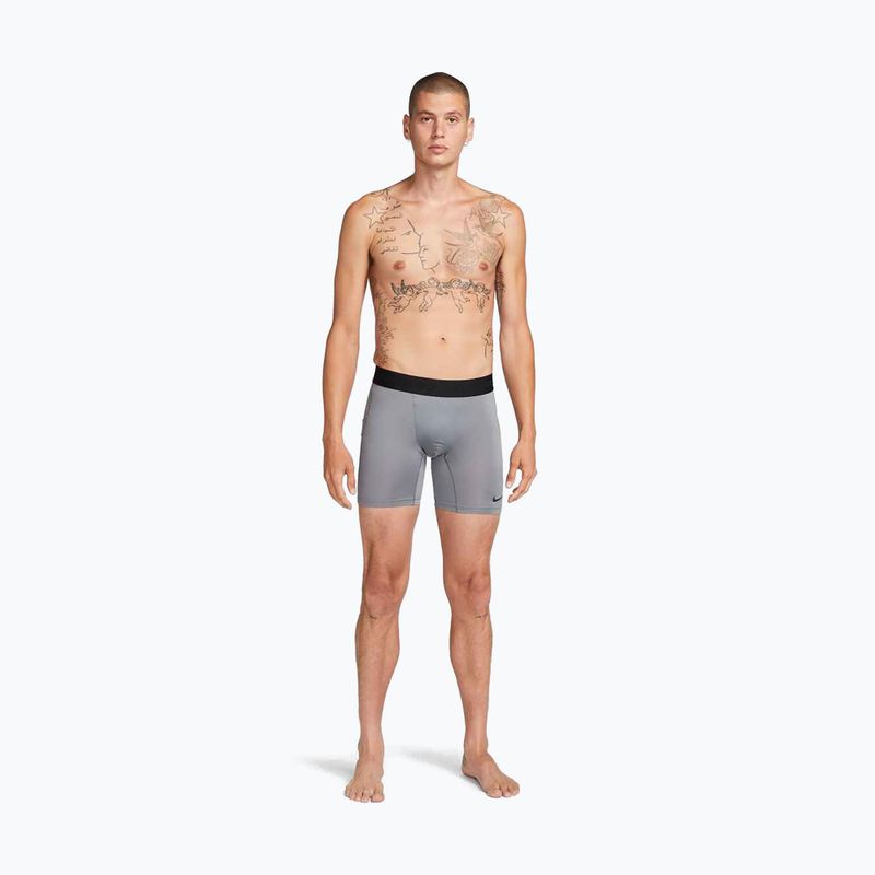 Spodenki treningowe męskie Nike Pro Dri-Fit Fitness smoke grey/black 2
