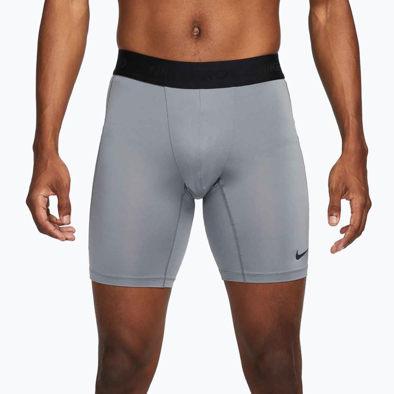 Pantaloncini da allenamento da uomo Nike Pro Dri-Fit Fitness Long smoke grey/black 3