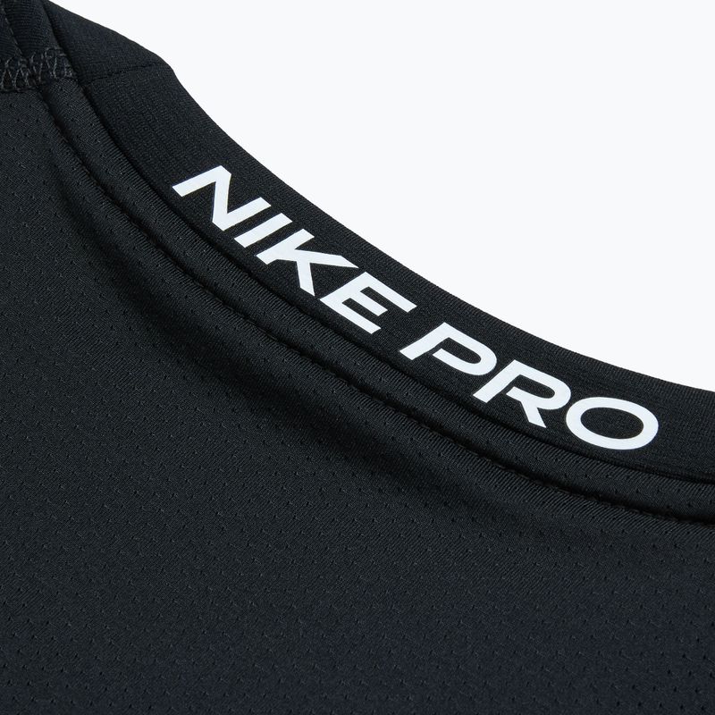 Maniche lunghe da allenamento da uomo Nike Pro Warm LS nero/bianco 4