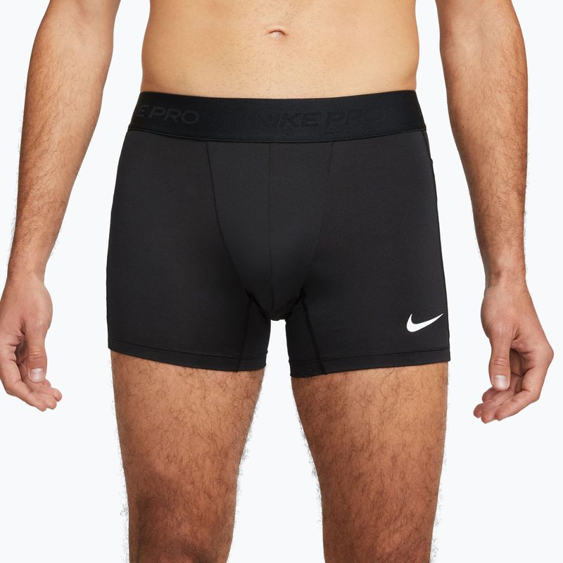 Pantaloncini da allenamento da uomo Nike Pro Dri-Fit Brief 5" black/white 3