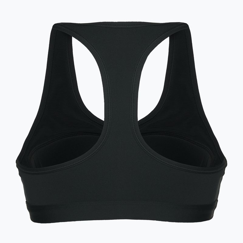 Reggiseno da allenamento Nike Swoosh Medium Support nero/bianco 2