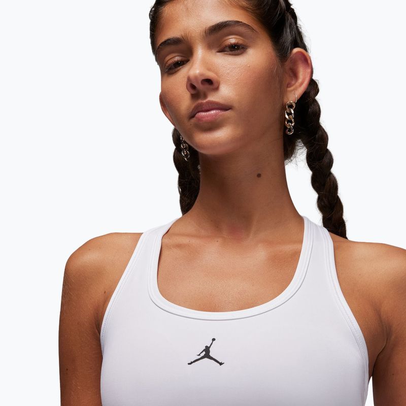 Biustonosz treningowy Nike Jordan Sport Medium Support Jumpman white/stone mauve/black 4