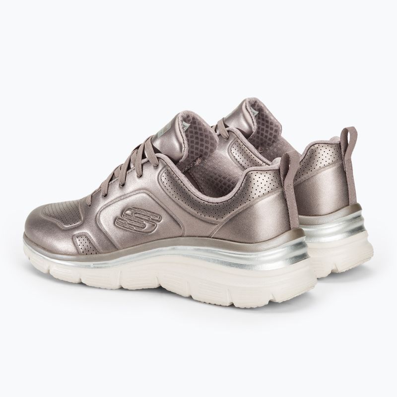 SKECHERS Moda Fit Glow Up peltro scarpe da donna 3