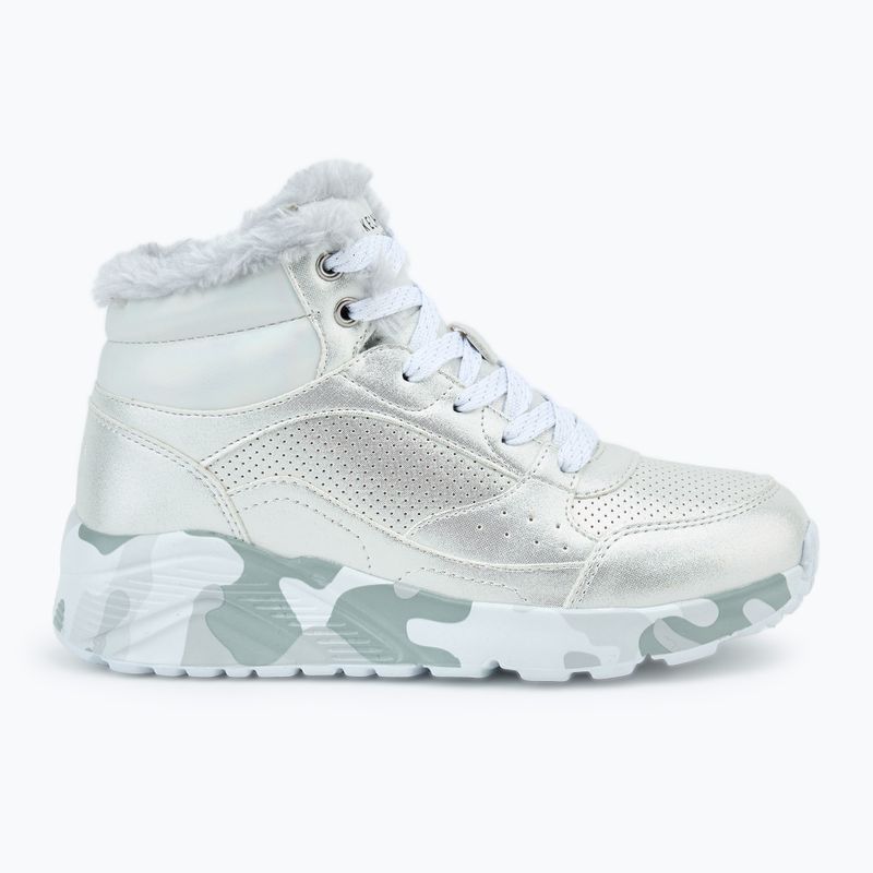 SKECHERS Uno Lite Camo Dazzle argento/grigio scarpe per bambini 2