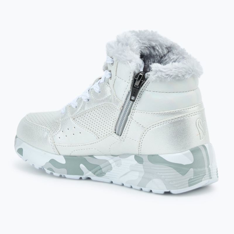 SKECHERS Uno Lite Camo Dazzle argento/grigio scarpe per bambini 3