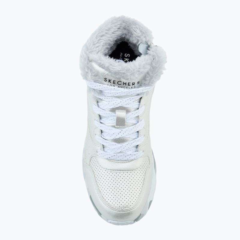 SKECHERS Uno Lite Camo Dazzle argento/grigio scarpe per bambini 5